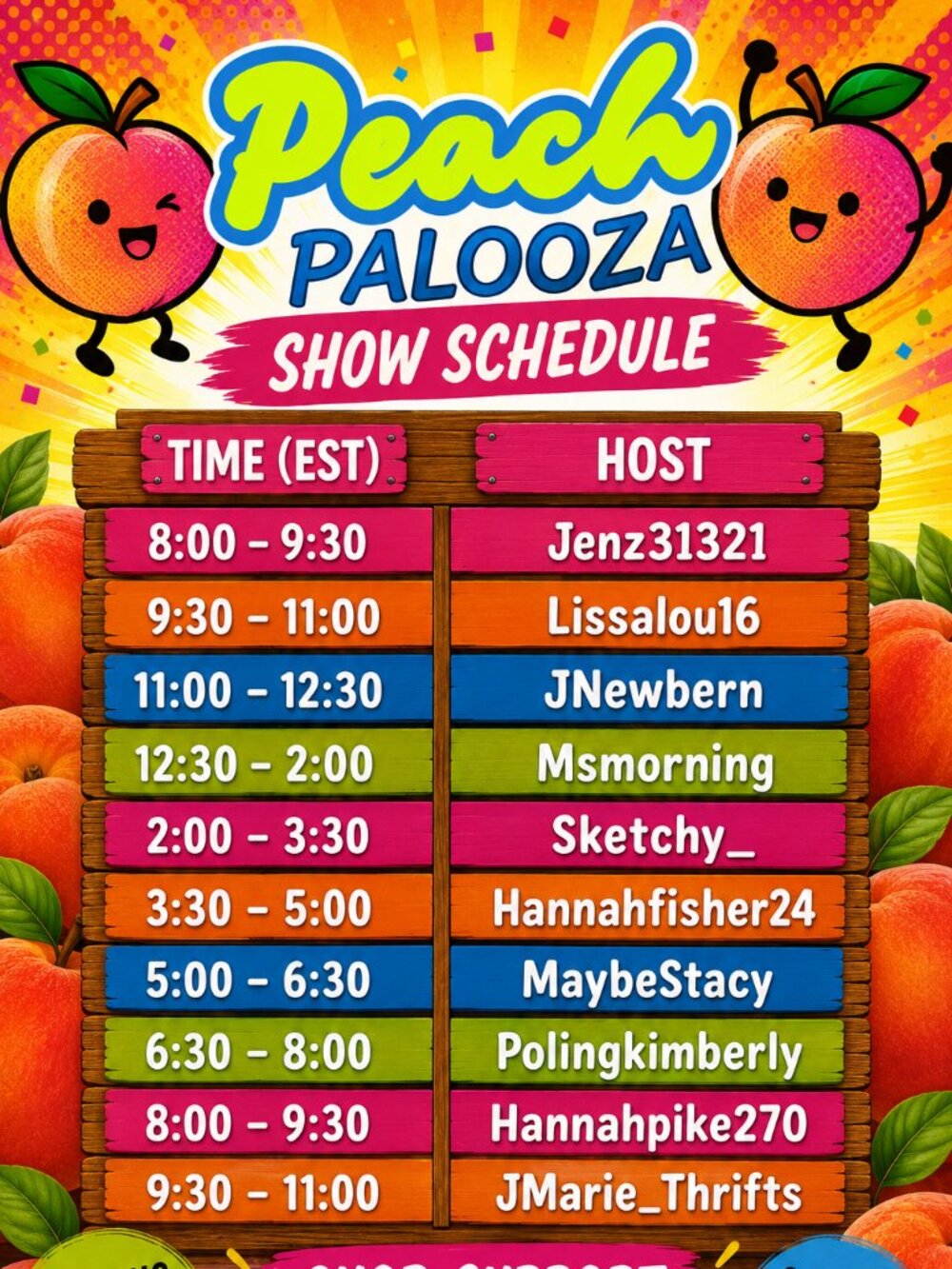 PEACH PALOOZA - Georgia's Live Seller Showcase - 8/2 - Picture 2 of 13